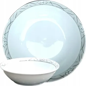 PORCELÁNOVÁ SALÁTOVÁ MÍSA 23 CM PLATINOVÁ KERAMICKÁ PLATINOVÁ MÍSA OK