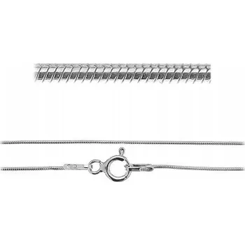 Řetízek Řetízek stříbrný 925 Snake Žmijí kůže 45cm 0,7mm