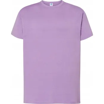 Pánské oblečení TRIČKO BAVLNĚNÉ TRIČKO S KRÁTKÝM BAVLNA , KLASICKÁ LEVANDULOVÁ L JHK