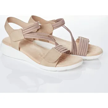 Dámské pantofle 3Pagen Masážní sandály Gina béžová 40