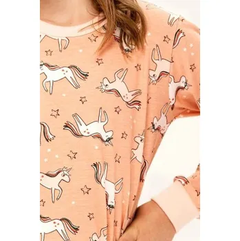 Dívčí pyžamo Dívčí pyžamo Taro Abi - bavlna Oranžová 98