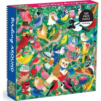 Puzzle Mudpuppy Puzzle Ptačí svět 500 dílků