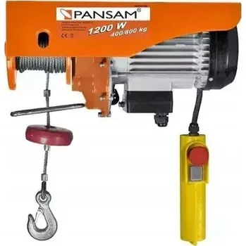 lanový naviják PANSAM A045120 Elektrický naviják 400/800 kg, 1200 W