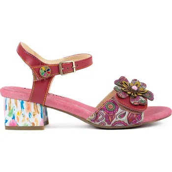 Dámské sandále Dámské červené sandály Laura Vita Hucbio 42 Violet Velikost: 39