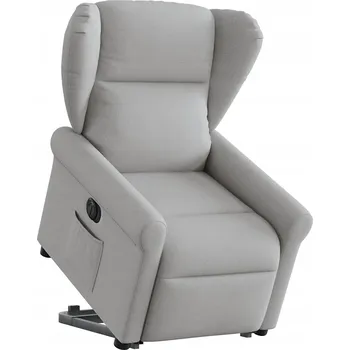 Křeslo Zvedací masážní křeslo šedé