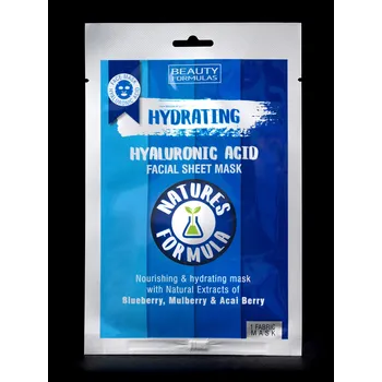 Pleťová maska Beauty Formulas Hydratační pleťová maska, 1ks