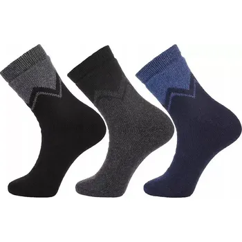 Pánské ponožky Teplé ponožky CSW900-002 - Moraj grafitová 43-45