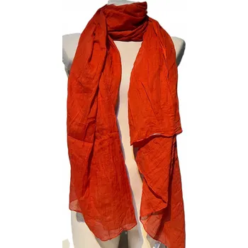 Šátek Šála / Šátek / Hedvábný šátek / Červená / Délka 200 cm / PRINTEMPS