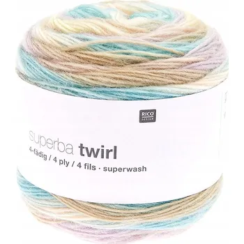 Příze Ponožková příze Rico Design Superba Twirl 4ply 006