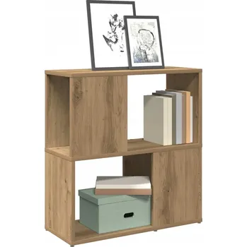 Knihovna Regál na knihy, dub artisan, 60x24x63 cm