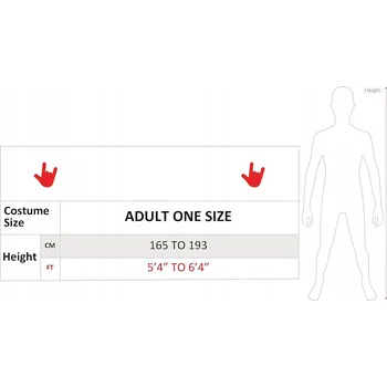 Karnevalový kostým NADMUCHIWANY KOSTIUM DUCHA UPIÓR ŚMIERĆ STRÓJ HALLOWEEN HOROR PÁRTY