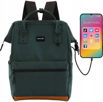 Městský batoh Městský batoh Himawari zelený