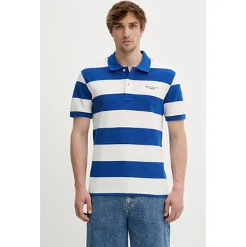 Pánské oblečení Bavlněné polo tričko Marc O'Polo 5000005949 fialová 54X, vel. S