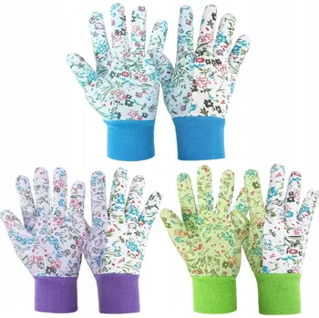 Pracovní rukavice 6x ZAHRADNICKÉ RUKAVICE 3 PÁRY OCHRANA PROTI TRNŮM PRODYŠNÉ DO ZAHRADY