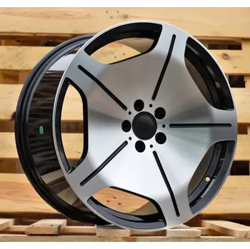Disk Alu kola Racing Line FBX035, 18x8 5x112 ET35, černá + leštění (zátěžová)