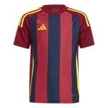 Adidas Teamsport Striped 24 krátký rukáv červená/tmavě modrá/žlutá UK Junior XL