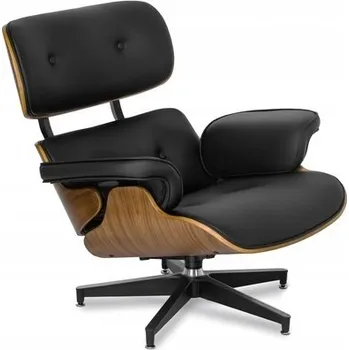 Křeslo RELAXAČNÍ KŘESLO LOUNGE KING Ořech - Černé