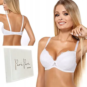 Podprsenka Paripari push-up podprsenka bílá velikost 75D