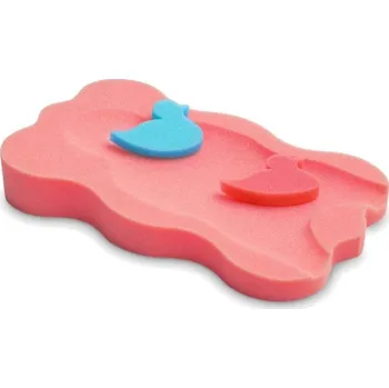 Kojenecká hygiena Tega Baby Maxi pěnové lehátko do vany- Růžové