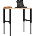 Pracovní stůl 100 x 60 x (71,5-98) cm masivní buk obdélníkový Hnědá 3309682