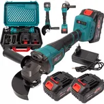 HAMMER Akumulátorová úhlová bruska 48V / 4,0Ah – výkonná, bezuhlíková, s regulací otáček