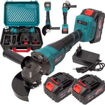 úhlová bruska HAMMER Akumulátorová úhlová bruska 48V / 4,0Ah – výkonná, bezuhlíková, s regulací otáček