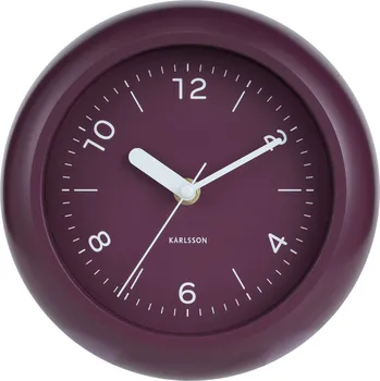 Hodiny Karlsson, Nástěnné hodiny Slope, tmavě fialové - Formadore
