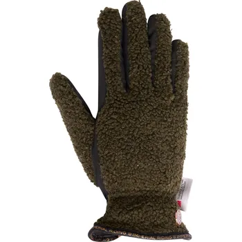 Jezdecké rukavice Imperial Riding Rukavice Furry Star Imperial Riding, zimní, dark olive L