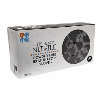Drogerie Rukavice ASAP NITRIL "S" černé