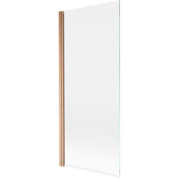 Vanová zástěna Mexen Mist sprchová zástěna 1-křídlová 80 x 150 cm, transparentní, kartáčovaná měď - 8A9-080-001-65-00 Vanové zástěny