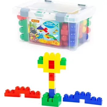 ostatní stavebnice Stavebnice v kufříku – 54 dílků