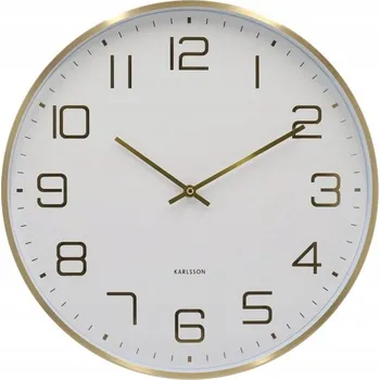 Hodiny Nástěnné hodiny Karlsson bílé 40 cm