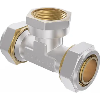 rozdělovač topení Mexen PEX-S šroubený trojúhelník PEX 32 x 3/4 GW x 32 - W97232-3234F32-00 PEX Šroubované tvarovky