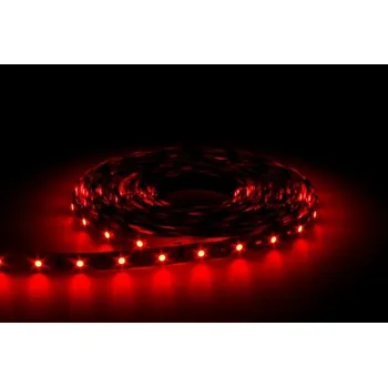 LED páska 4,8 W 12V DC 5 m červená barva (červený)