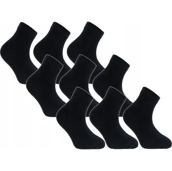 Pánské ponožky Dětské klasické Ponožky ponožky černé hladké, 9 kusů MORAJ 23-26