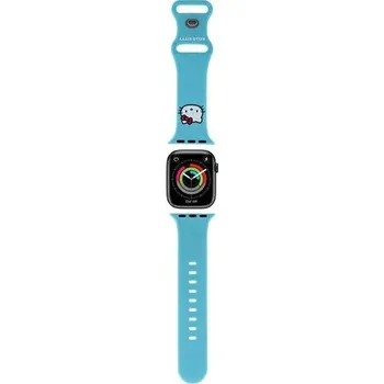 Řemínek na hodinky Řemínek Hello Kitty pro Apple Watch 85mm modrý