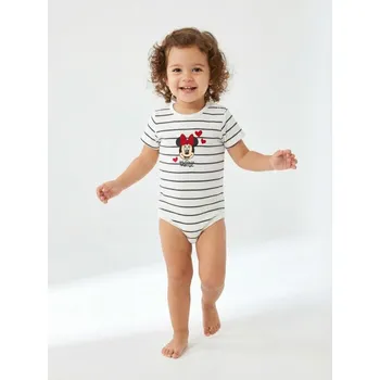 Kojenecký body Sinsay - Bavlněné body Minnie Mouse - krémová - YJ975-01X - YJ975-01X-74