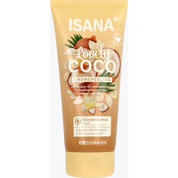Tělový peeling ISANA Krémový tělový peeling LOVELY COCO +