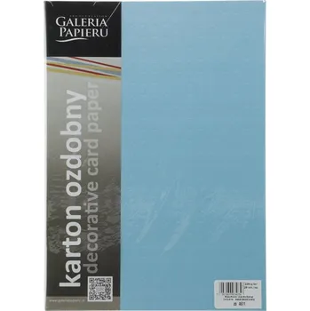 Barevný papír Ozdobný papír modrý metalický A4 230g DOTS 20 listů 204611