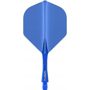 Příslušenství pro šipky Winmau letky s násadkou Fusion modré, standardní letky Délka násadky: 22 mm