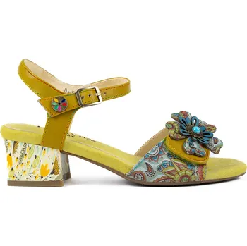 Dámské sandále Dámské zelené sandály Laura Vita Hucbio Vert Velikost: 39