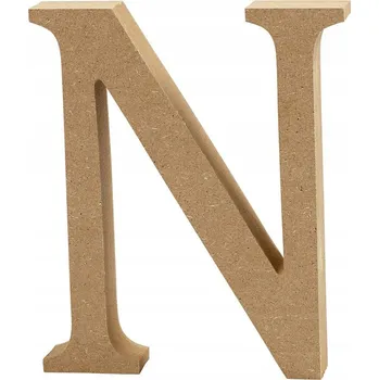 Obraz Písmeno N z MDF, 8 cm