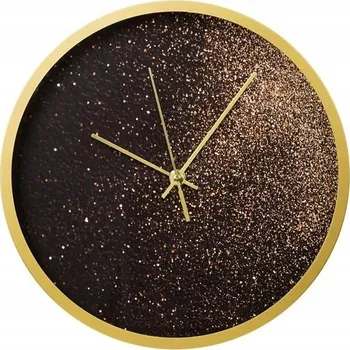 Hodiny Nástěnné hodiny 20A prům. 40 cm černo-zlaté
