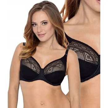 Podprsenka Gaia podprsenka s měkkými košíčky černá velikost 70D