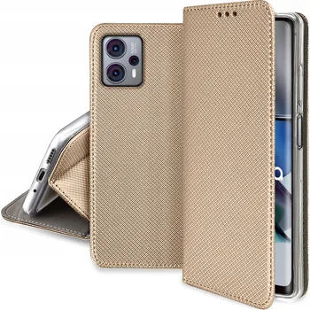 Pouzdro na mobilní telefon Flipové pouzdro TelForceOne pro Motorola Moto G53 zlaté
