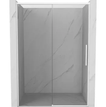 Sprchové dveře Mexen Rox posuvné sprchové dveře 155 cm, transparentní, bílé - 8C2-155-000-20-00 Sprchové dveře