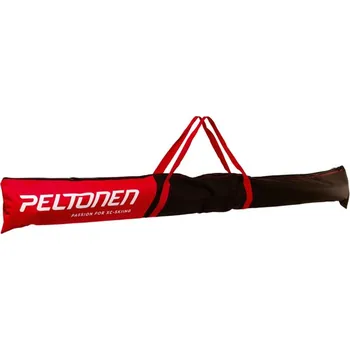 Zimní sport Peltonen PELTONEN, vak na běžky (1-2páry), červeno-černý