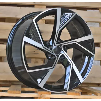 Disk Alu kola Racing Line FBX264, 19x8.5 5x112 ET35, černá + leštění (zátěžová)