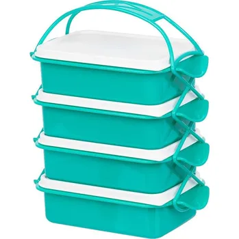 Obedár MagicHome CS336, 4 dielny, 4x 1000 ml, PP/PE, 24,3x14,6x29,5 cm