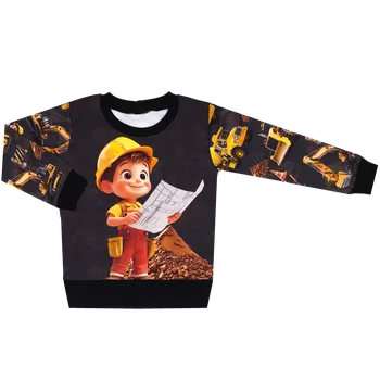 Mikina bez kapuce - Šéf na stavbě - šéf Velikost: 98